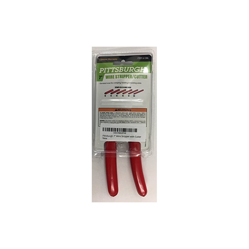 Pittsburgh 7" Wire Stripper with Cutter