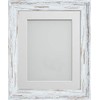 Frame Company Lynton Driftwood Photo Frame with White Mount, 9x7