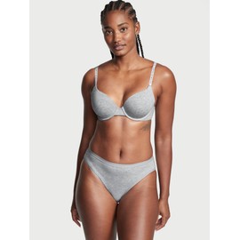 Victoria's Secret Women's Cotton Brief Underwear, Full Coverage Panties for Women, Black & White Mix (XL)