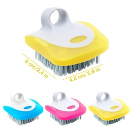 Vegetable and Fruit Cleaning Brush,3Pcs Potato Scrubber Cleaning Brush Flexible Fruit Brushes Comfortable Finger Grips Vegetable Scrubbing Brushes for Kitchen Washing Fruit Carrots Mushrooms