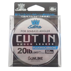 SUNLINE Fluorocarbon Line, Salimate Cut In, 164.0 ft (50 m), No. 5, 20 lb, Clear