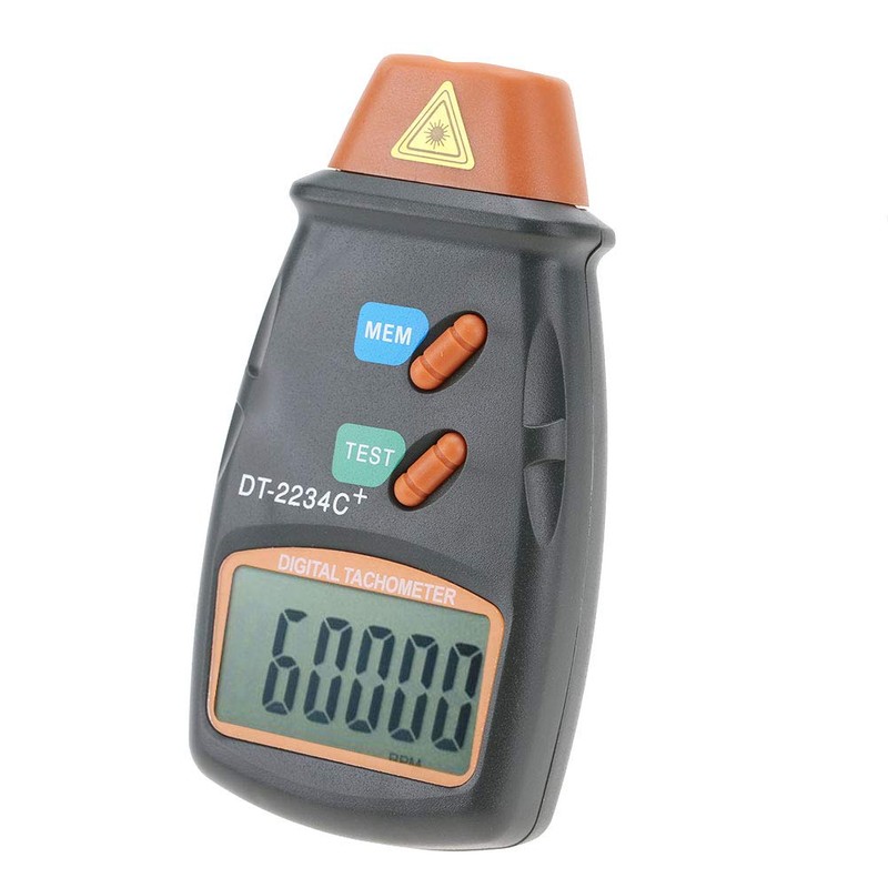Mini RPM Tester Meter, Laser Photo Tachometer Digital LCD Tachometer