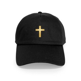 CafePress Gold Cross Cap Unique Adjustable Baseball Hat