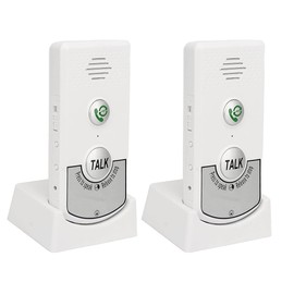 Lotvic 2-Way Voice Intercom, Wireless Intelligent Voice Intercoms, Home Phone, Wireless Intercoms, for Office, Home