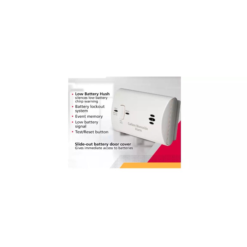 Kidde LED Carbon Monoxide Detector Battery Powered CO Alarm Test