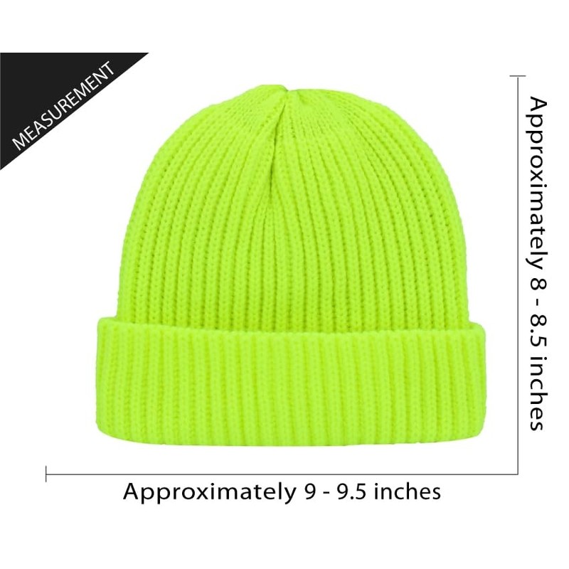KBETHOS KBW-507 NLIM Ribbed Knit Tie Dye Cuffed Beanie Thick