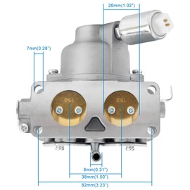 SWYLANSKY 791230 Carburetor for B&S V-Twin 20Hp 21Hp 22Hp 23Hp 24Hp 25Hp Intek with Gasket & Carbon Dirt Jet Cleaner Tool Kit Vertical Engines - Replace # 799230 699709 499804 405777