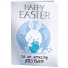 Happy Easter Card For Brother - Easter Bunny & Easter