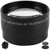55mm 2X Camera Magnification Lens,Alloy 2X Telephoto Optical Glass Lens,