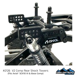 For Axial V2 Rear Comp Shock Towers (fits Axial® SCX10 III & Base Camp)