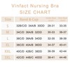 Vinfact Smooth Nursing Bras for Breastfeeding Seamless Maternity Bras for