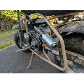 Stage 1 Performance Exhaust for Coleman Mini Bikes 196cc Hisun & 212cc 224cc Predator 6.5HP