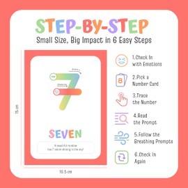 Breathing Exercise Cards for Kids – Numbers Edition | Mindfulness Tools for Calm Down Corner & Emotional Regulation | Traceable Visual Cards for Learning Numbers 1–20