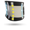 Tech Therapeutics Back Support Lumbar Belt, Elastic Abdominal Back Belt