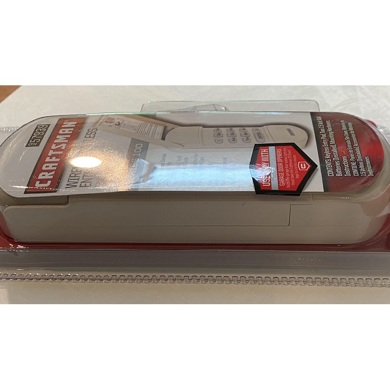 Craftsman Wireless Keyless Entry 139.57939 57939