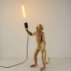 CHABEI Modern Table Light, Monkey Desk Lamp, Resin Standing Monkey