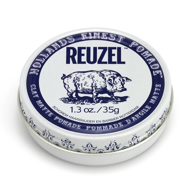 REUZEL Clay Matte Pomade, 1.3 Oz
