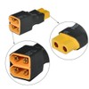 JFtech 3pcs No Wire XT60 Parallel Connector 1 Female to