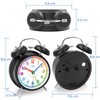 Eachui Analog Alarm Clock for Kids, Double Bell Alarm Clock