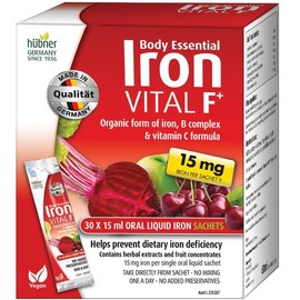 Body Essential Iron Vital F+ 30x15ml Liquid Sachets