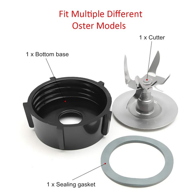 Walmeck Replacement Parts for Oster Osterizer Blender Cutter Blade Base