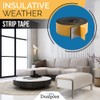 High Density Foam Weather Stripping Door Seal Strip Insulation Tape