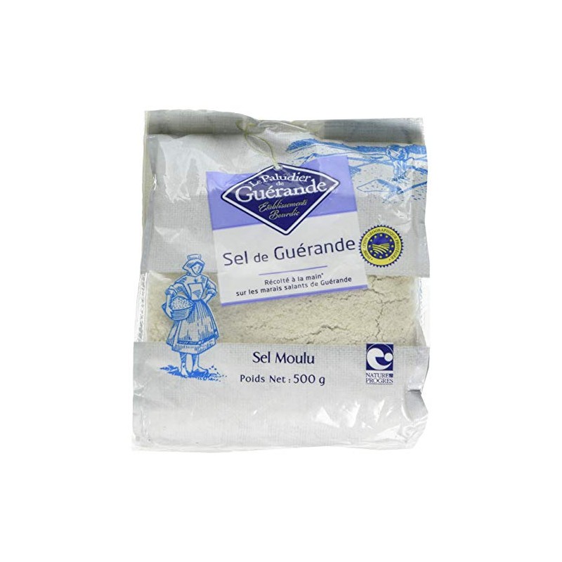 Celtic Grey SEA Salt FINE - GUERANDE SEL MOULU 500g