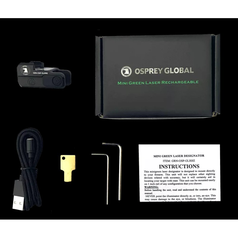Osprey Global Rechargeable Mini Green Laser
