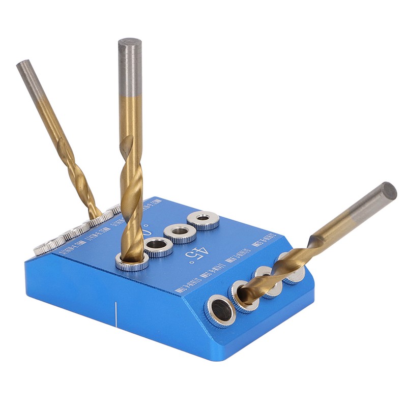 Drill Guide Jig 30 45 90 Degree Aluminum Alloy Angle