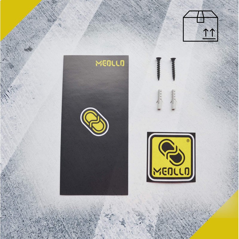 Snowboard wandhalterung (100% Stahl) (schwarz)