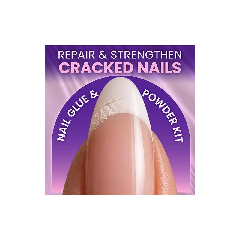 Nail Repair Kit For Broken Natural Nails - Includes Nail