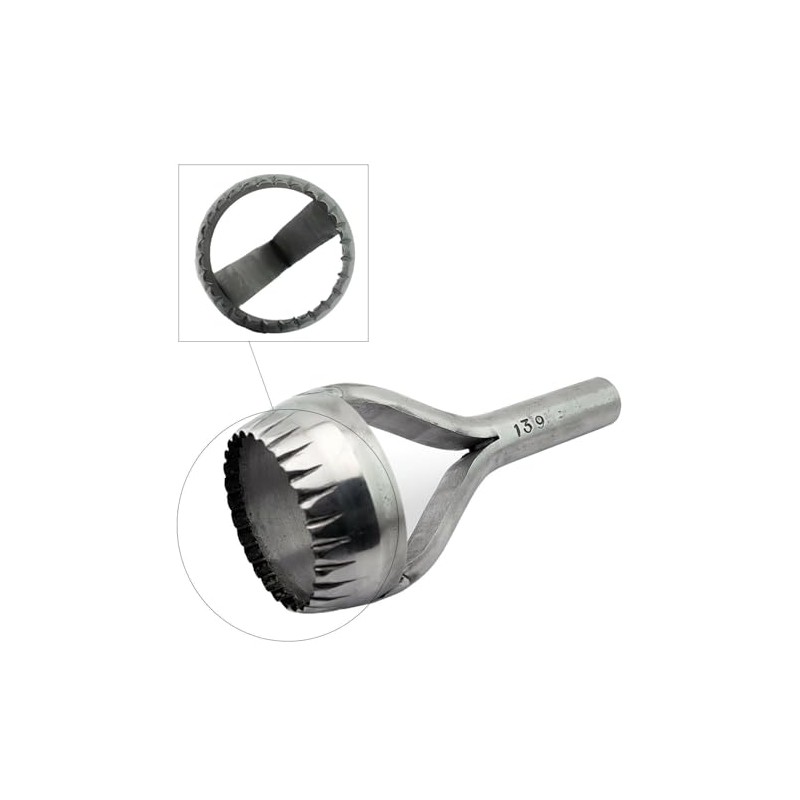 C.S. Osborne Rosette Punch #139, Size 1-1/2" Leather Work Cutter