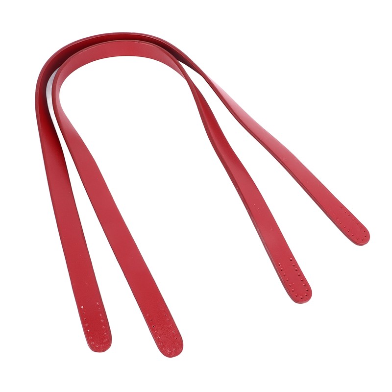 2Pcs Leather Bag Handles 25.6in Long 0.7in Wide Synthetic Leather