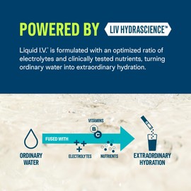 Liquid I.V.® Hydration Multiplier - Passion Fruit | Electrolyte Powder Drink Mix | 1 Pack (10 Servings)