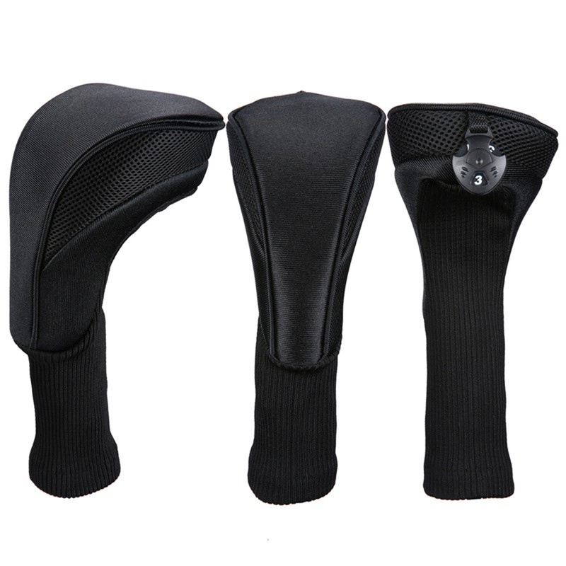 3Pcs Club Head Covers Set 1 3 5 Fairway Wood