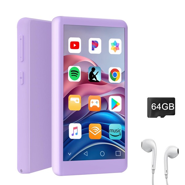 96GB MP3 Player with Bluetooth and WiFi,4" Touch Screen Mp4