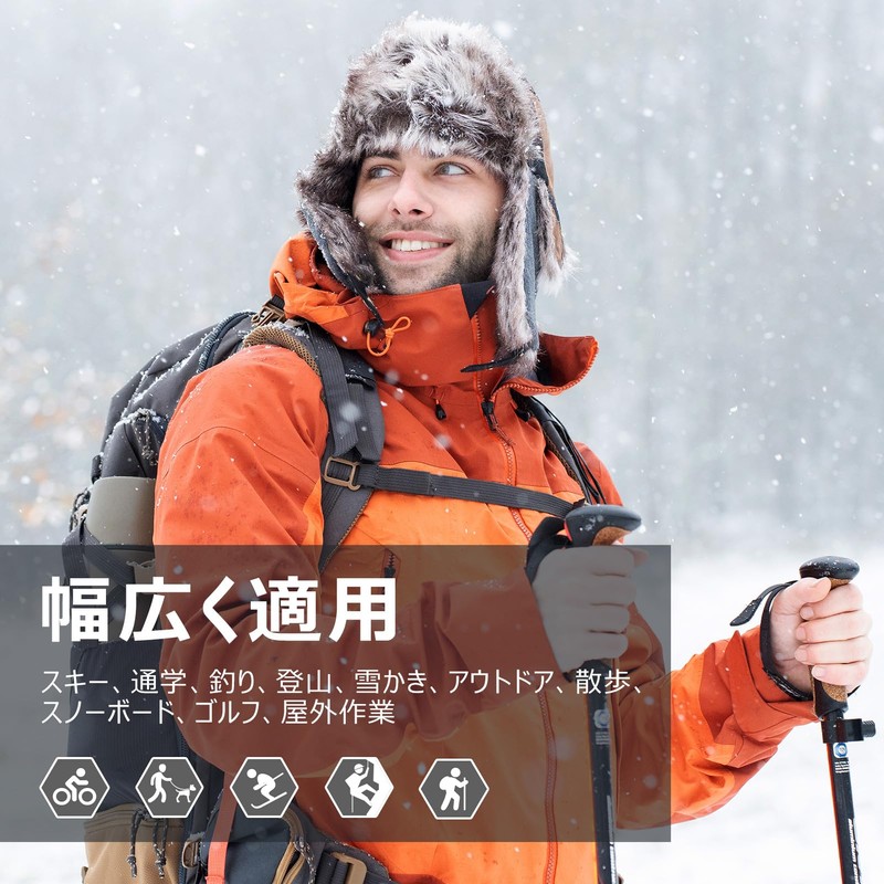[TOP-EX] Pilot Cap, Flight Cap, Skiing, Thermal, Hat, Flight Cap,