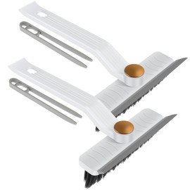 2Pcs 360° Rotating Crevice Cleaning Brush, Bathroom Tile Groove Gap Cleaning Brush with Ergonomic Handle, V Shaped Hard Bristle Gap Cleaning Brush for Sink Home Kitchen