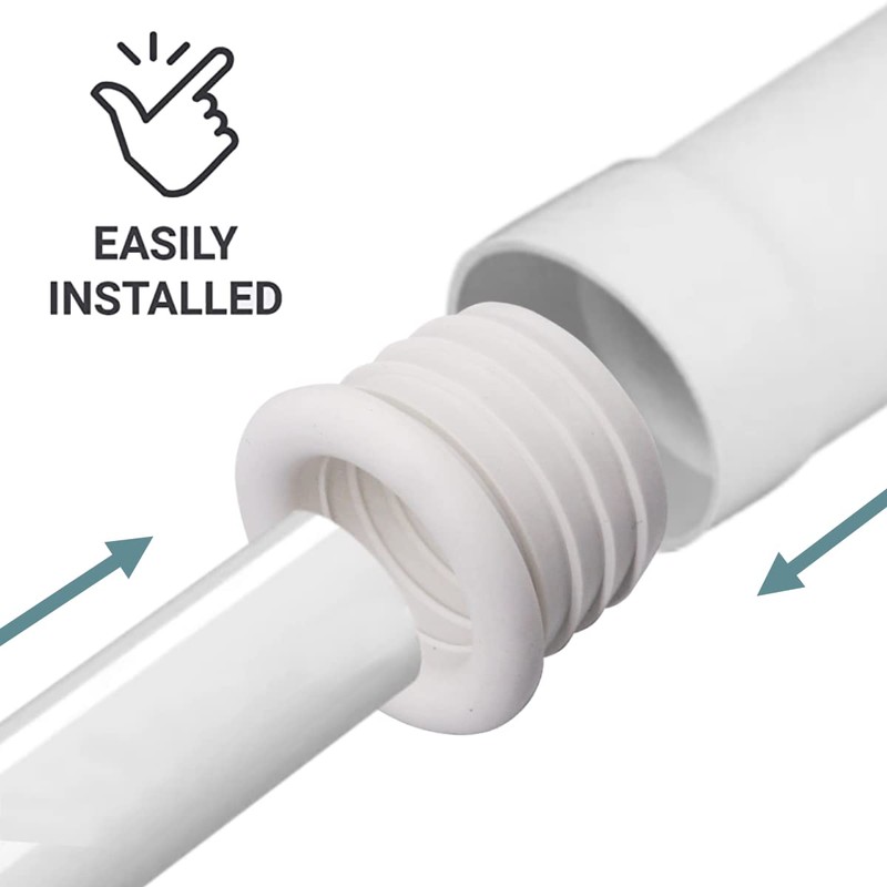 SKIR'CO White 32 x 25 mm Rubber Sleeve for Drain