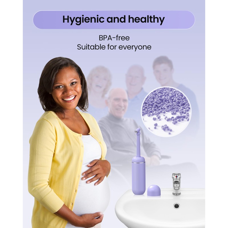 Portable Travel Bidet for Women & Men, Camping Manual Squeeze