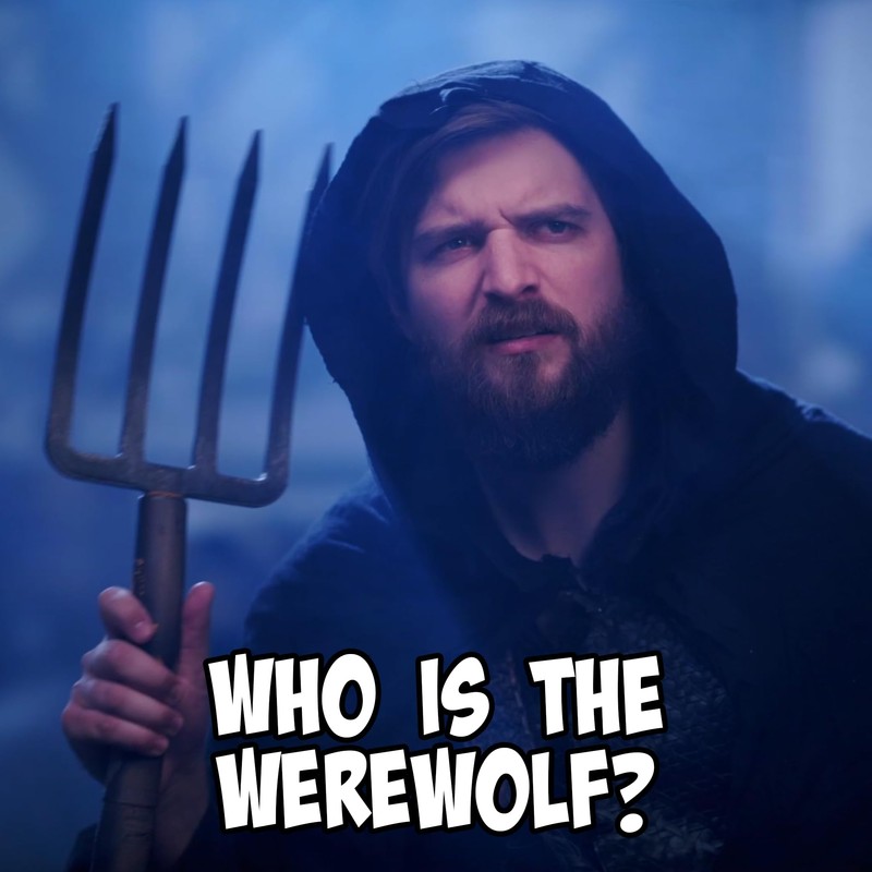 Bezier Games One Night Ultimate Werewolf Board Game, Black (BEZONUW)