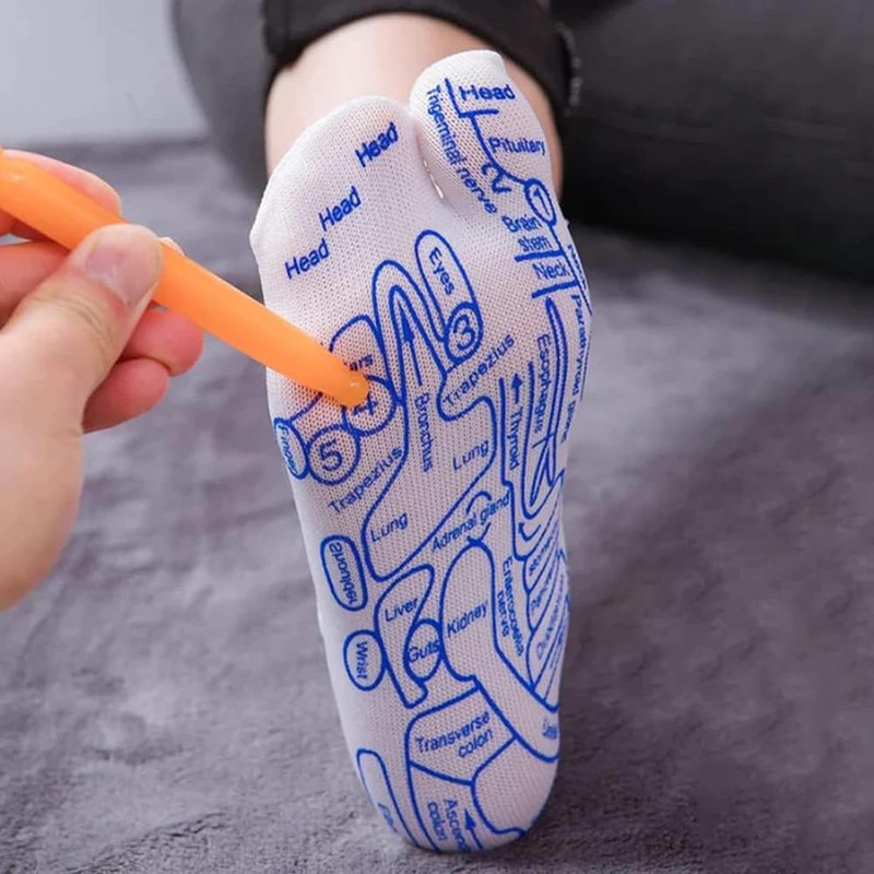 Reflexology Socks Set, Acupoint Socks Set, Reflexology Socks with Massage