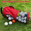 EzyAce Golf Ball Retriever, Golf Shag Bag for Golf Balls