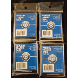 Collect Save Protect 400 Premium Trading Card Sleeves 2 5/8" X 3 11/16" Sports Games Protectors
