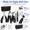 5-Piece Ingrown Toenail Tool Kit for Thick Nails – Curved
