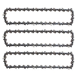 AAAQQ Mini Chainsaw Chain Replacement 6 Inch 1/4" LP,043" Gauge,Pitch 36 Drive Links Fits for Seesii and All Brands Mini Chainsaw for Wood Branch Cutting (3PCS)