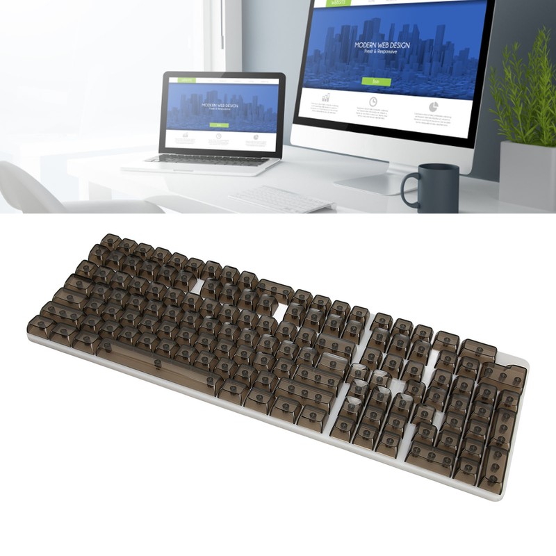 Keycap Set 132 Keys High Transparent PC CBSA Heigh Matte
