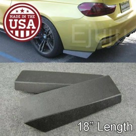 SteelCase 18" Rear Bumper Lip Apron Splitter Diffuser Valence Bottom Line For Honda Acura