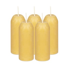 Original Pure Beeswax Lantern Candle - Set of 5, 12H Burn Time, 100% Pure Beeswax Candle, Indoor/Outdoor, Emergency Use