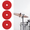 LT Easiyl 12pcs Wool Cymbal Felts 40mm Jazz Drum Felt